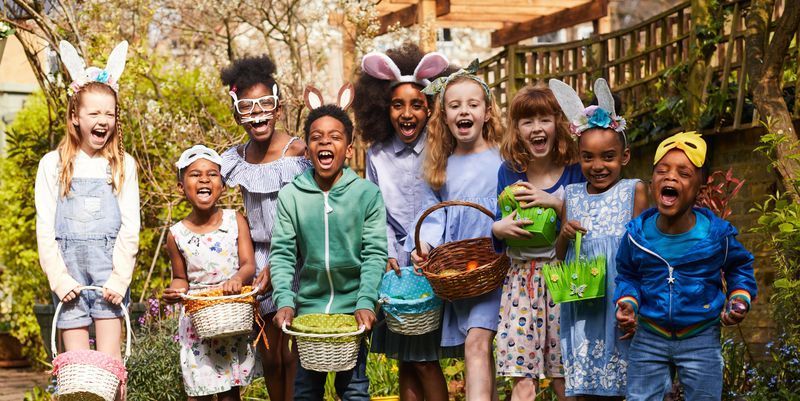 preschool or senior citizen activities spring family game class party Easter Egg Bingo for a Easter Egg Hunt a printable kids activity