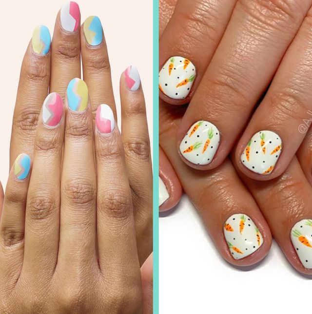26 Cute Easter Nail Ideas For Spring 2021 Colors - Colors To Paint Nails