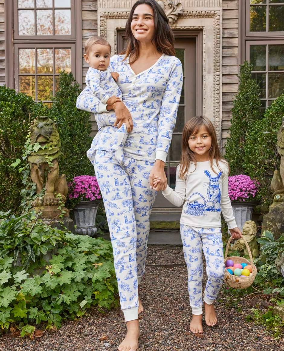 Matching Easter Pajamas Are So Much Better Than Christmas Pajamas