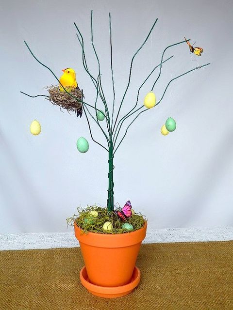 easter tree diy wire