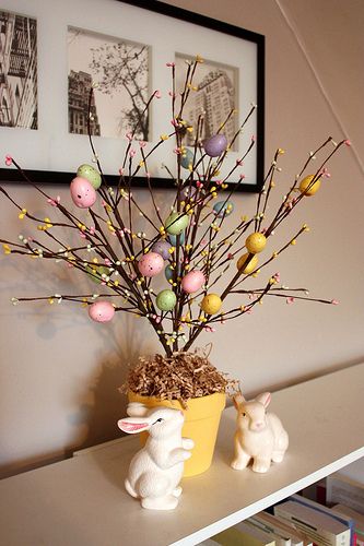 easter tree faux branch