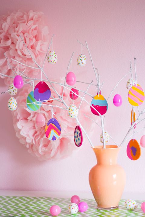 easter tree pink