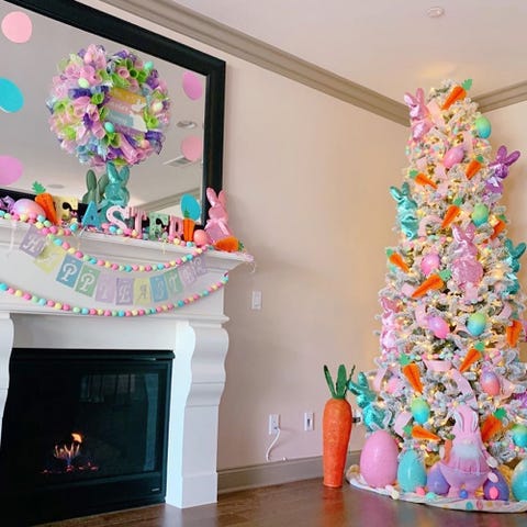 These Easter Trees Are The Pastel Explosion Of Your Springtime Dreams - How To Decorate Small Christmas Tree At Home For Easter These Easter Trees Are The Pastel Explosion Of Your Springtime Dreams - How To Decorate Small Christmas Tree At Home For Easter