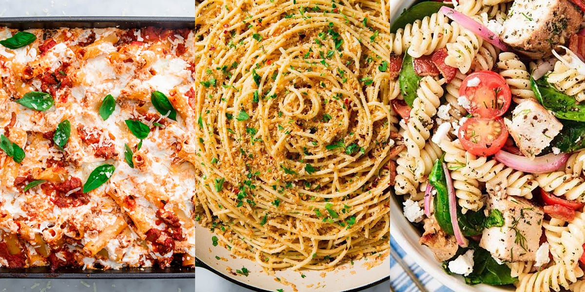 Easy Pasta Recipes - 22 Easy To Make Pasta Dinners