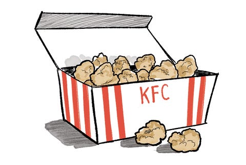 KFC Popcorn Nuggets kfc popcorn nuggets