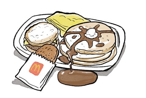 McDonald's Big Breakfast with Pancakes mcdonald's big breakfast with pancakes