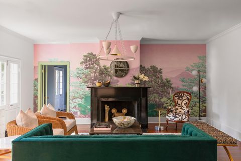 eclectic home living room