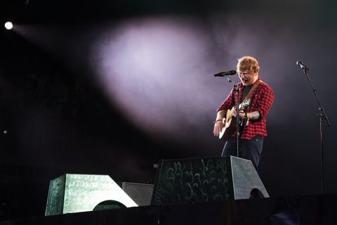 Ed Sheeran au festival de Glastonbury 2017
