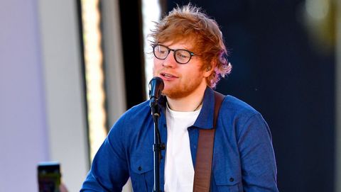 Ed Sheeran singing