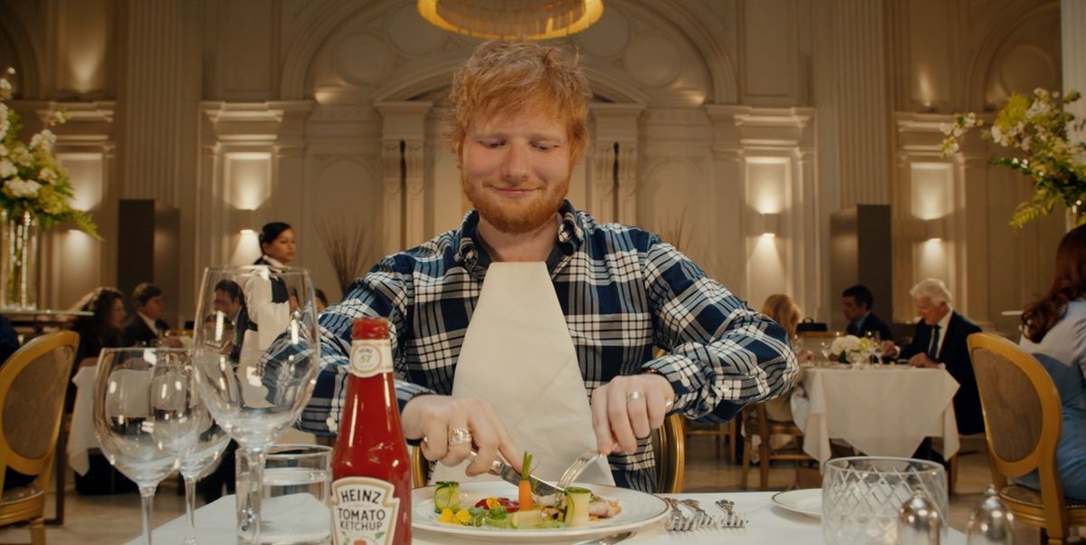 Watch Ed Sheeran's Heinz Ketchup Commercial Ed Sheern Edchup Commercial