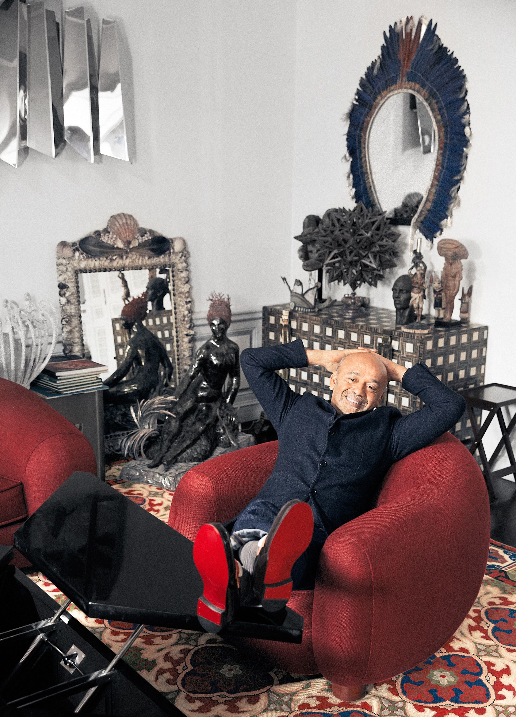 Christian Louboutin - Celebrity Shoe Designer's Paris Apartment