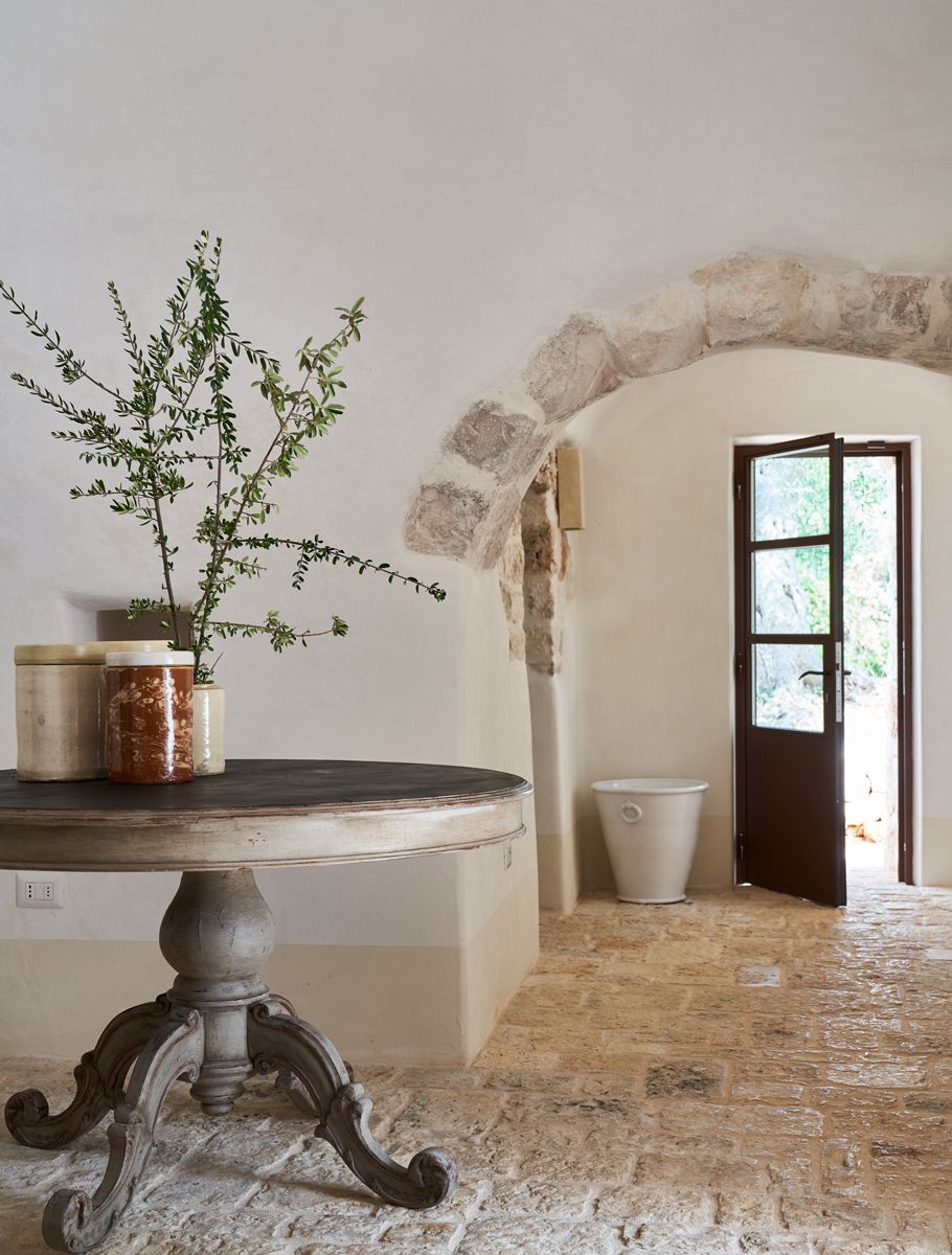 Casa de piedra en Puglia Italia