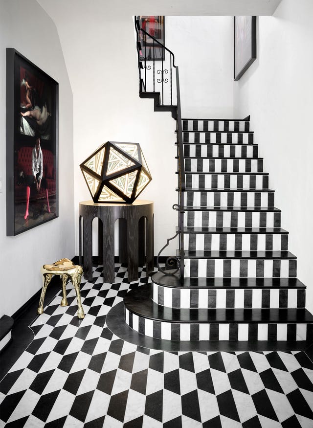 italian flooring  elle decor