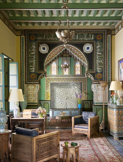 Gepland leerling Verleiden Inside Yves Saint Laurent's Home in Marrakesh - Private Tour of the Rooms  in Villa Oasis in Morrocco