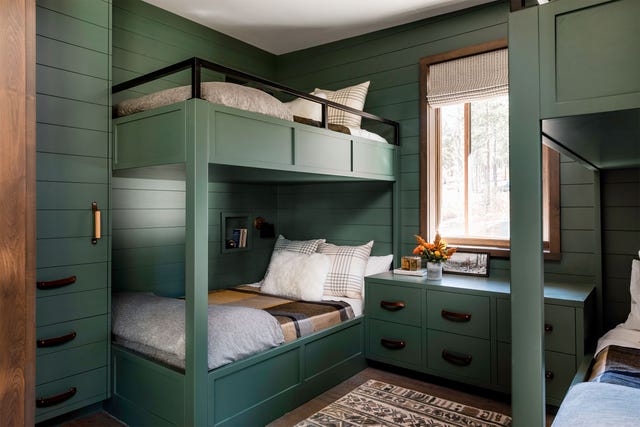 builtin beds  elle decor