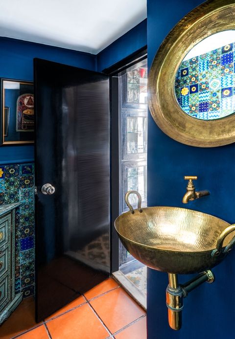 75 Stunning Bathroom Design Ideas Small Large Decorating - Small Dark Blue Bathroom Ideas