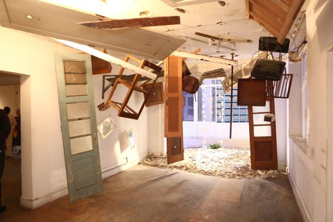 una delle mostre allestite all'interno dell'edificio virginia durante la design week di san paolo