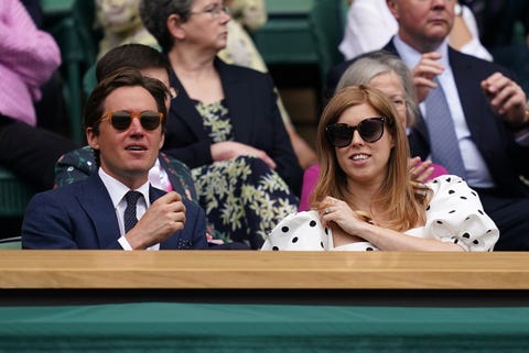 princess beatrice and her husband edoardo mapelli mozzi at wimbledon