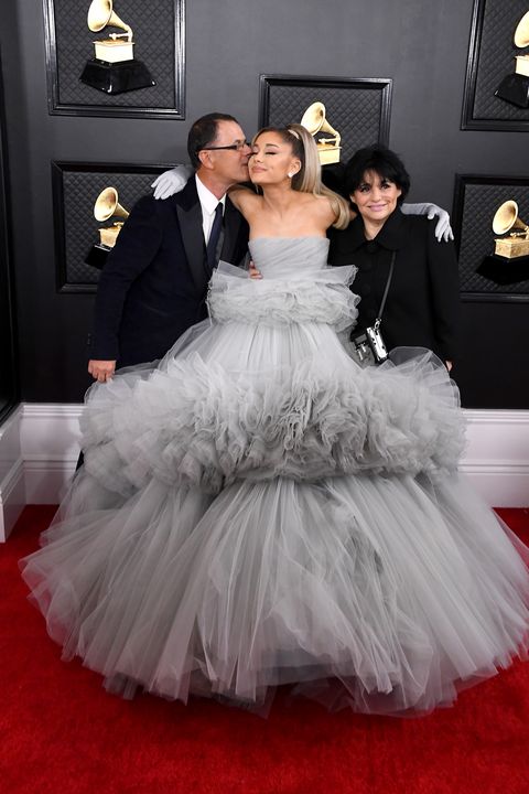 Ariana Grande S 2020 Grammy Red Carpet Dress Looks Familiar
