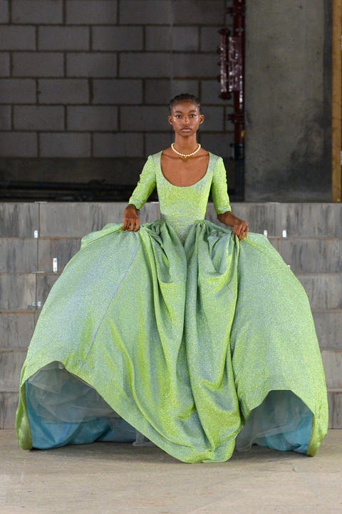 Edward Crutchley spring 2022 london fashion week spring 2022