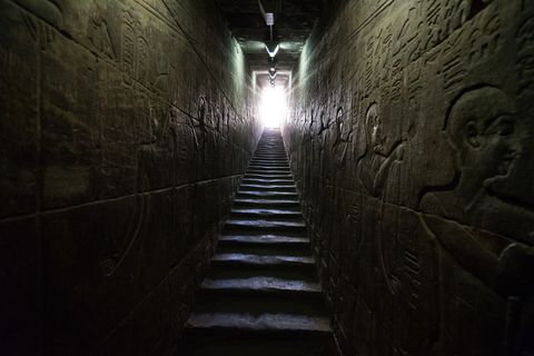 Egyptian edfu temple new kingdom near nile river egypt