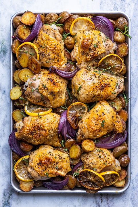 Cuisses de poulet au beurre et citron