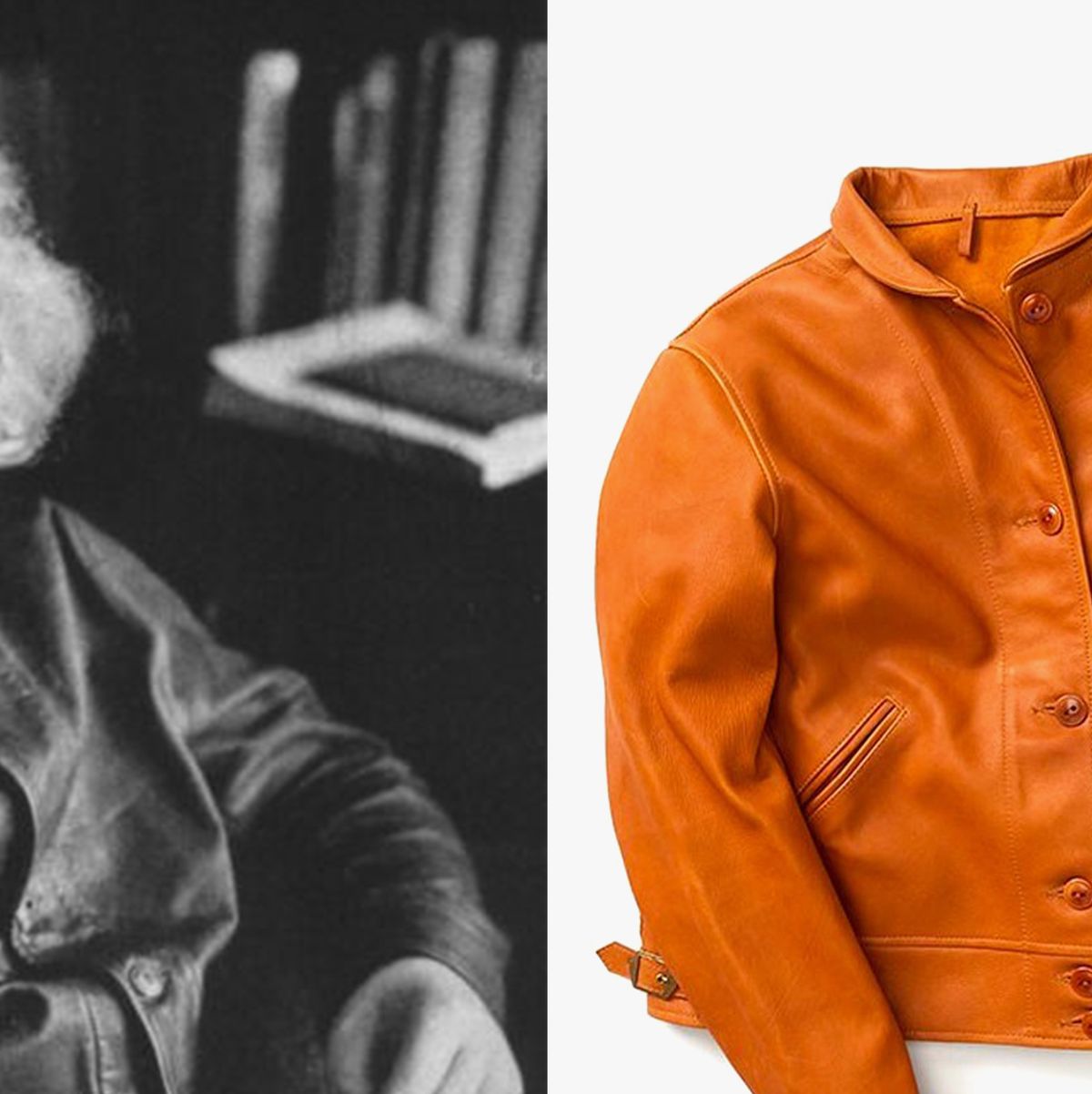 Levi's Vintage Clothing Reissues Albert Einstein's Favorite Leather Jacket  - Men's Journal