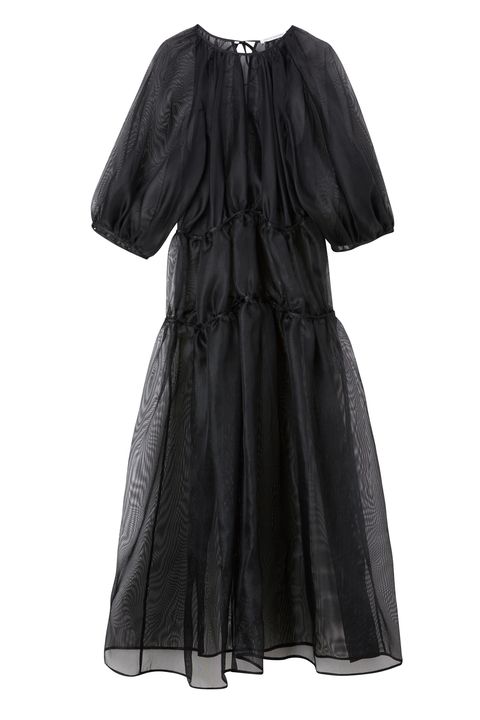 Clothing, Black, Dress, Cocktail dress, Day dress, Sleeve, Little black dress, Outerwear, A-line, 