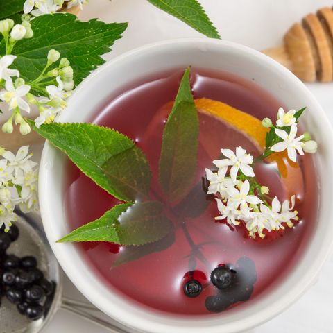 best tea for cold - elderberry