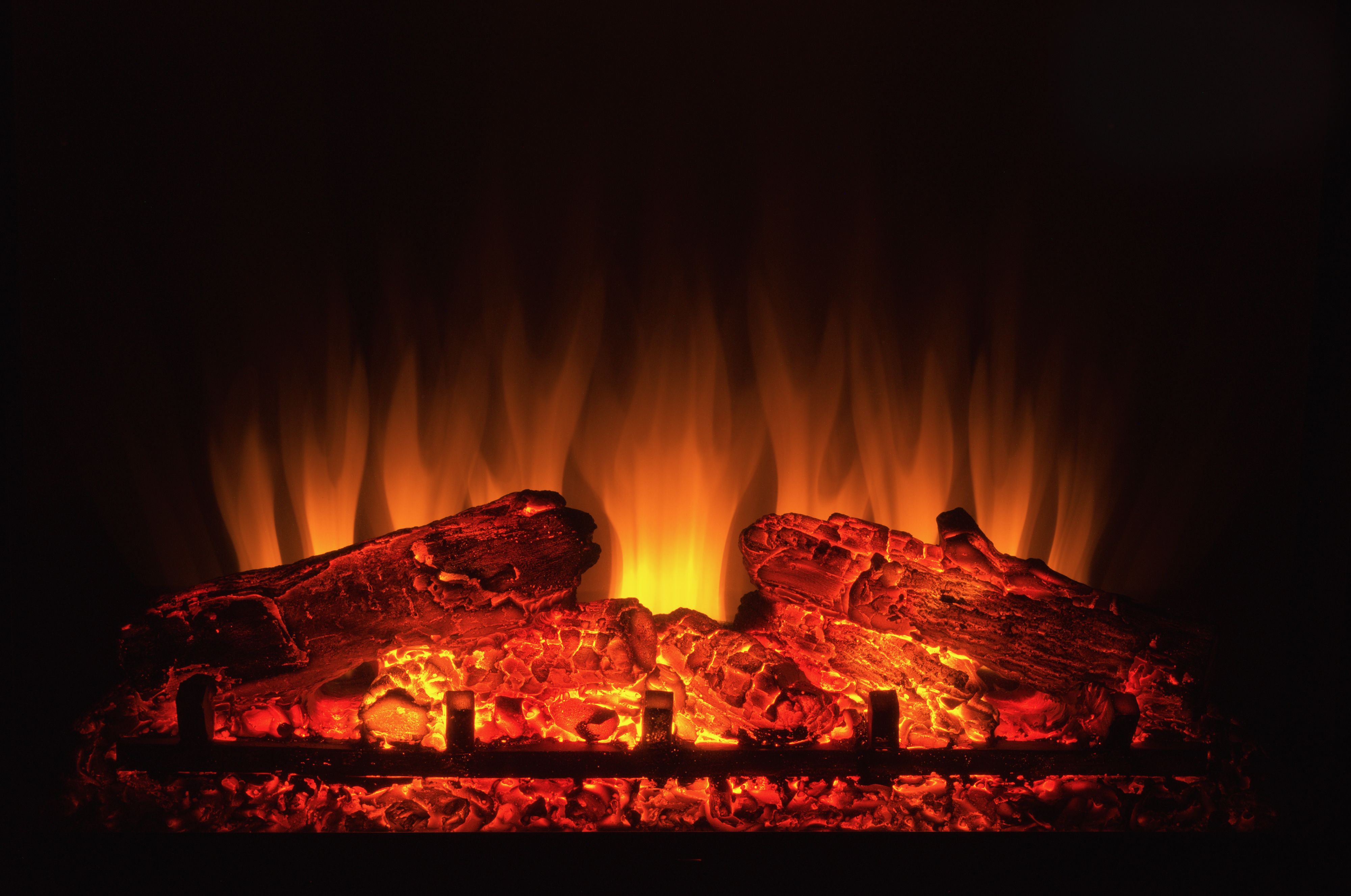 battery operated fireplace log