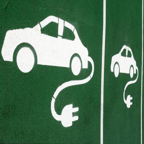 electric vehicle charging bay symbol