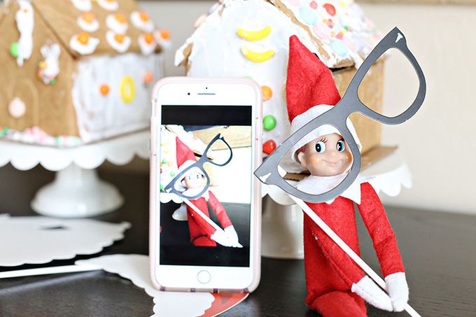 SAME DAY DISPATCH UK  Rubber Iphone Elf Props Accessories On The Shelf No elf 