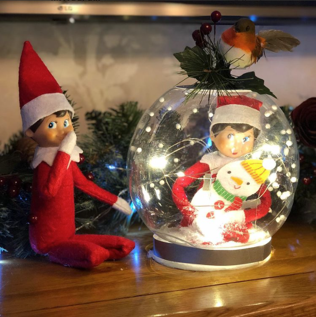 Elf on the Shelf & Initials O V Y  U-pick Christmas Personalized Name Ornaments 