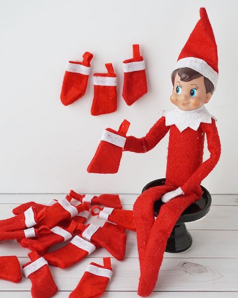 elf on the shelf ideas stockings