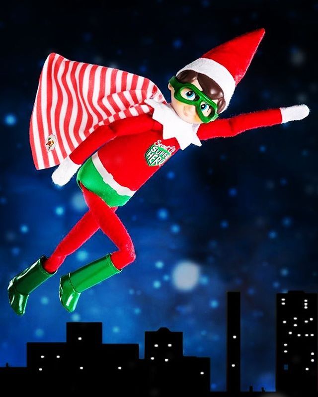 super hero elf on the shelf