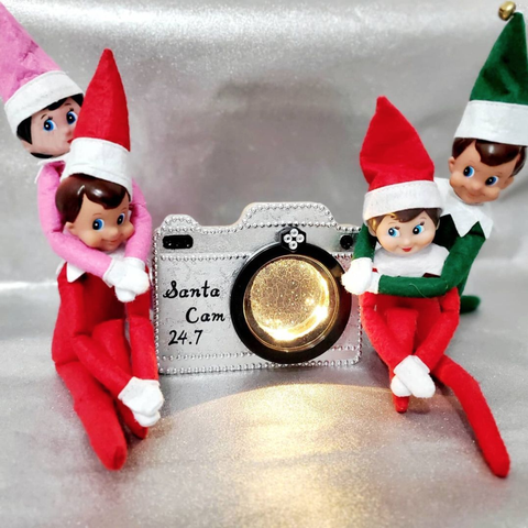 elf on the shelf santa cam idea