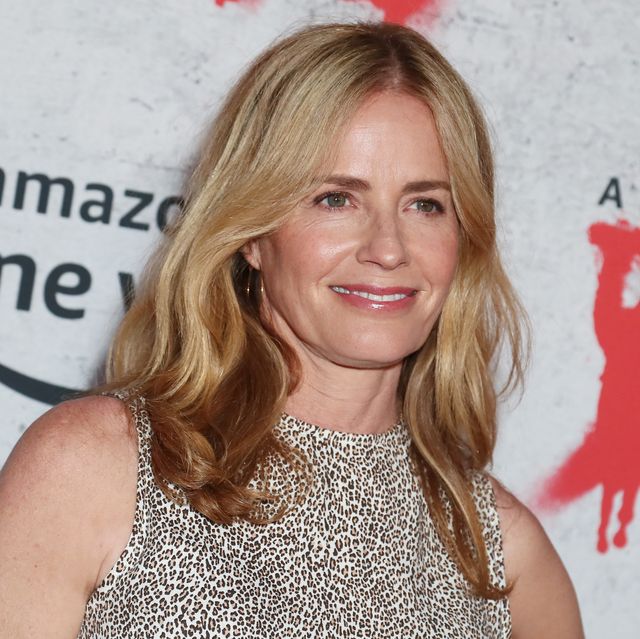 san diego, california   july 19 elisabeth shue attends 2019 comic con international   red carpet for the boys on july 19, 2019 in san diego, california photo by leon bennettgetty images