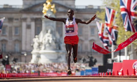 Image result for london marathon, Kipchoge vs Mo Farah