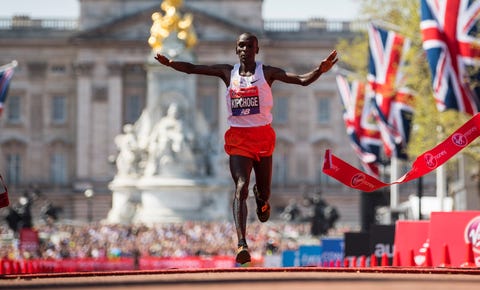 Image result for london marathon, Kipchoge vs Mo Farah