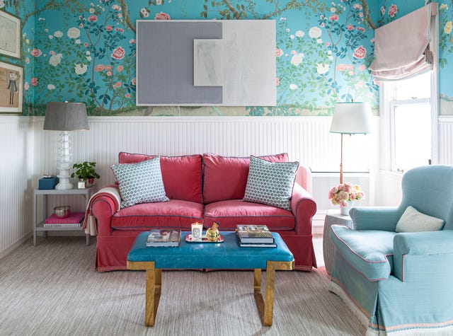 Elizabeth Cooper Creates a Cheerful Home Office Inspired by an Iconic Interior