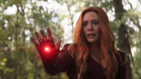 Marvel’s Elizabeth Olsen reveals key Avengers Infinity War scene was improvised