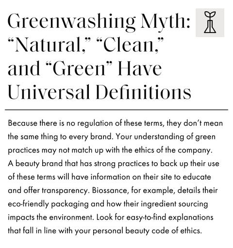 greenwashing myth