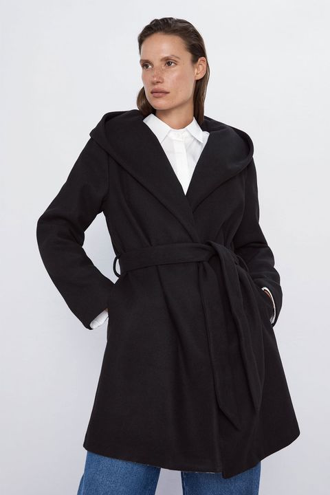 Por fin es tiempo de este abrigo con capucha de Zara