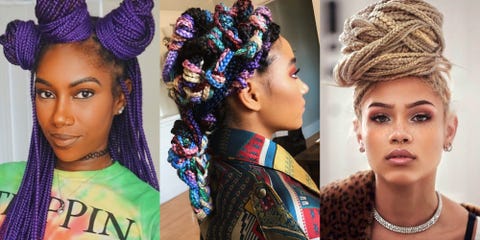 14 Different Ways To Wear Box Braids