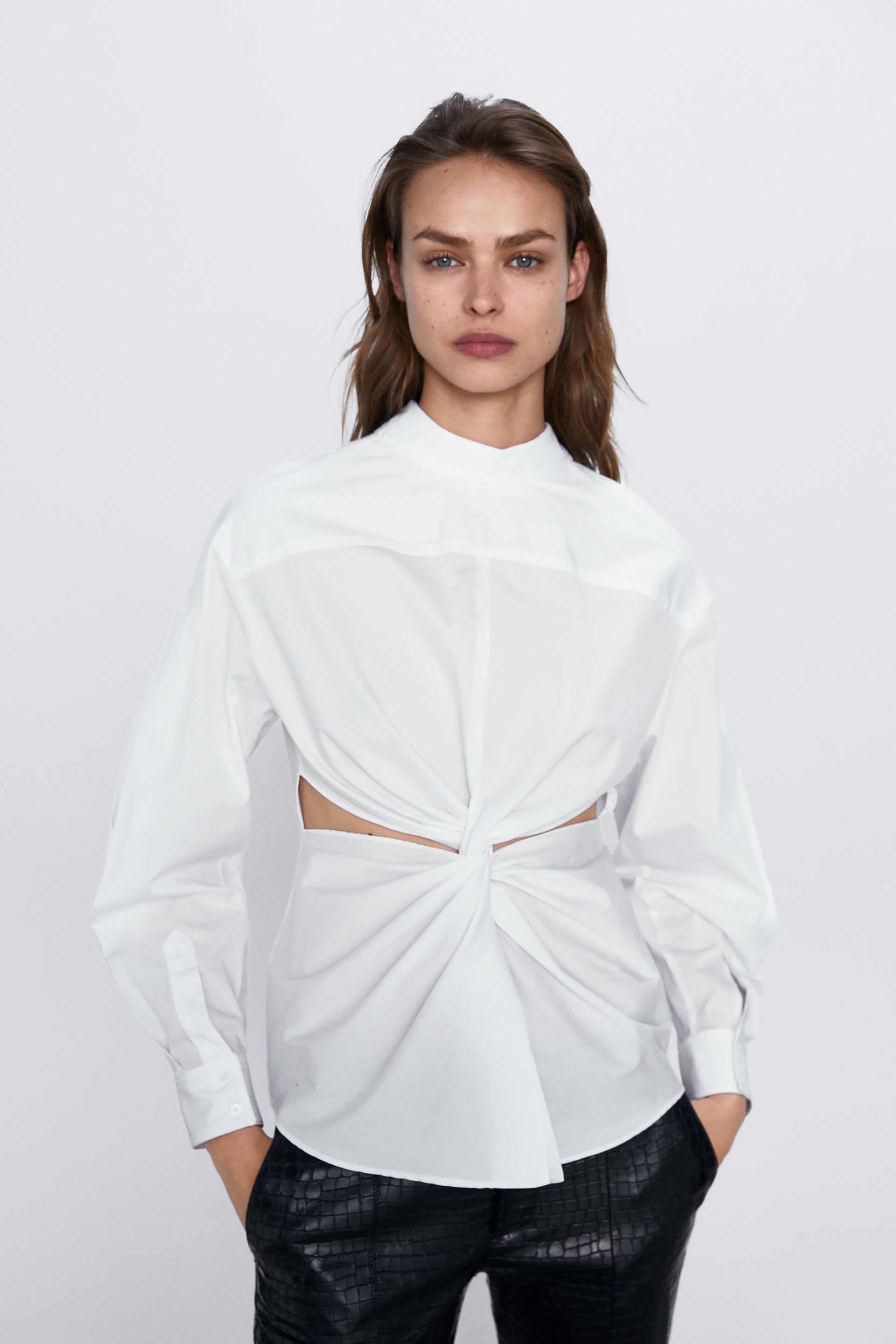La camisa blanca reversible de Zara: la más fantástica que