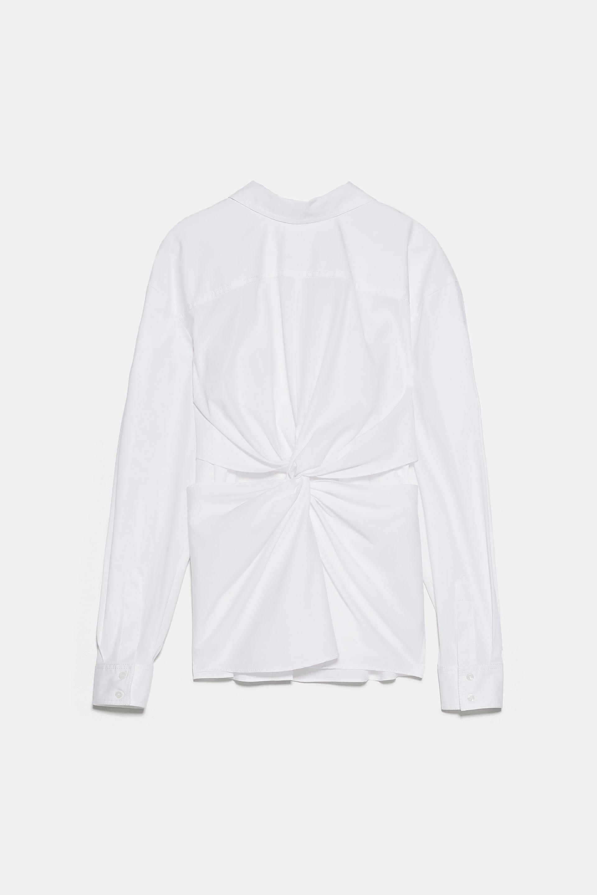 camiseta blanca zara mujer