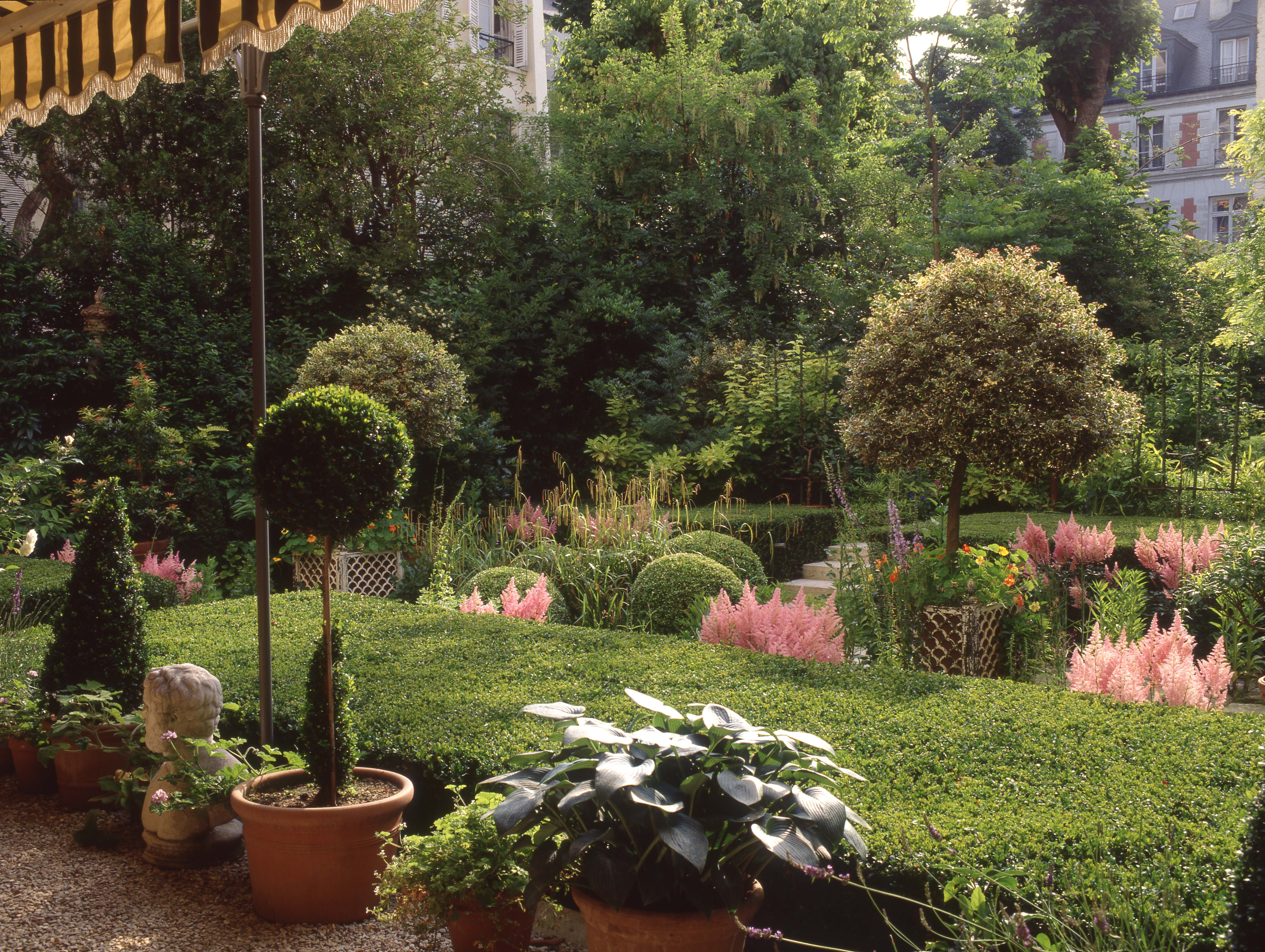 From the Archive: Pierre Bergé's Minimalist Paris Garden Flies in the Face of Tradition