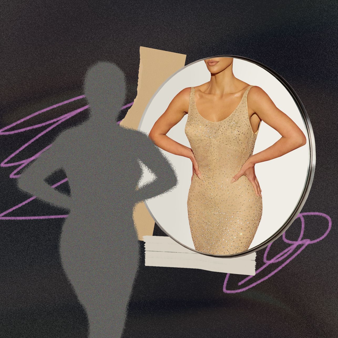 No dress, even one famously worn by Marilyn Monroe, warrants drastic weight loss.