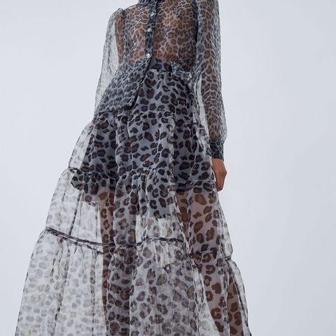 increíble falda larga print' es de Zara