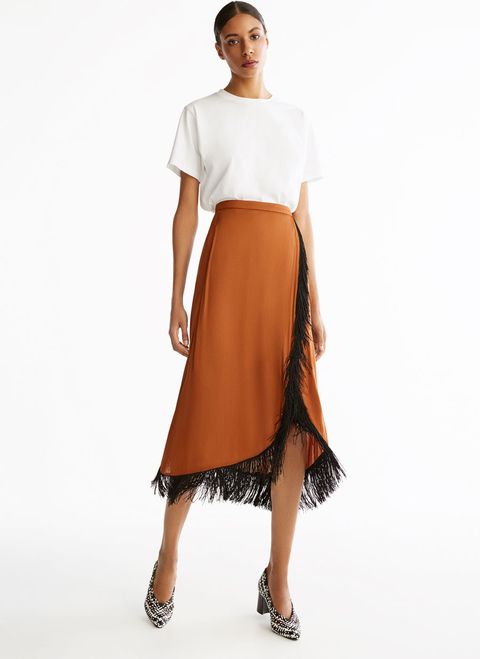 Las 10 faldas pareo de Zara, Oysho, y Uterqüe que mejor sientan en look de día, 'working' de fiesta